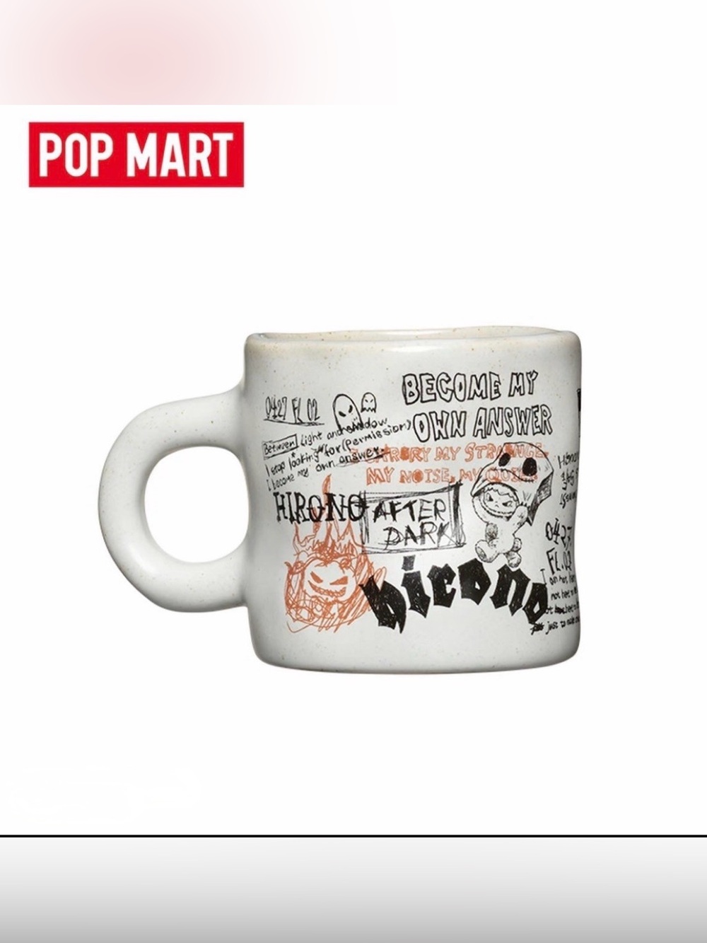 Hirono After Dark Graffiti Mug – White (2026)| Sealed Box.